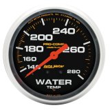 Autometer Liquid Filled Mechanical 2-5/8in 140-280 deg F Water Temperature Gauge Includes 6 thumbnail 3