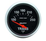 Autometer Sport-Comp 2-5/8in 100-250 Degrees (F) Electric Transmission Temp Gauge thumbnail 8