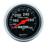 Autometer 2-1/16in 140-280 Degree F Mechanical Water Temp Sport-Comp Gauge thumbnail 8