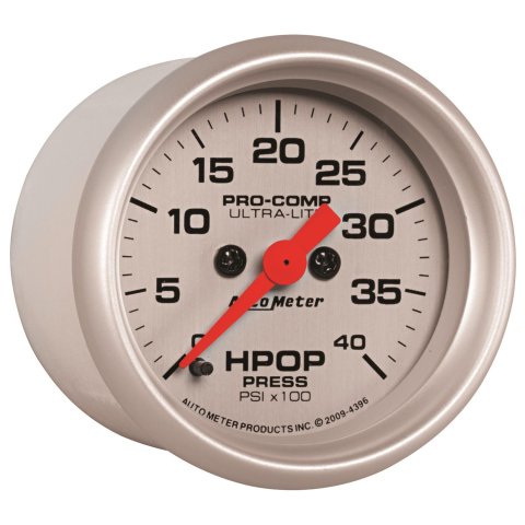 Autometer Ultra-Lite 2 1/16in Electrical 0-4000 PSI High Press Oil Pressure Gauge 94-07 Ford 7.3L thumbnail 2