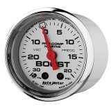 Autometer Marine Chrome Ultra-Lite 2-1/16in 0-30 HG / 0-20 PSI Vacuum / Boost Gauge thumbnail 5