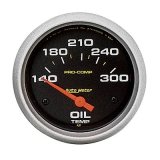 Autometer Pro-Comp 2-5/8in 140-300 Deg Oil Temperature Gauge thumbnail 1