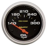 Autometer Pro-Comp 2-5/8in 140-300 Deg Oil Temperature Gauge thumbnail 8