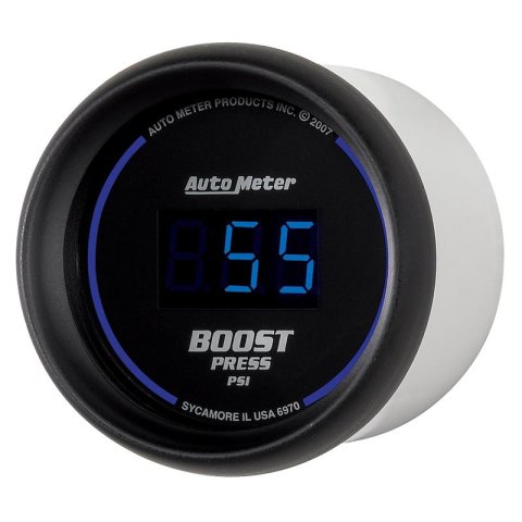 Autometer Cobalt Digital 52mm Digital 5-60 PSI Boost Gauge thumbnail 8