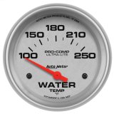 Autometer Ultra-Lite 66.7mm Short Sweep Electronic 100-250 Degree Water Temperature Gauge thumbnail 4