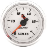 Autometer C2 52mm Electronic 8-18V Voltmeter Gauge thumbnail 1