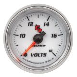 Autometer C2 52mm Electronic 8-18V Voltmeter Gauge thumbnail 2