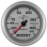 Autometer UL II 2 5/8inch 30 IN HG/45 PSI Mechanical Boost/Vacuum Gauge thumbnail 3