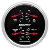 Autometer Designer Black 5in Quad Gauge - Fuel Level / Oil Pressure / Water Temperature / Voltmeter thumbnail 6