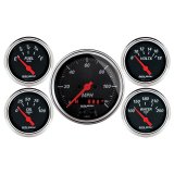 Autometer Designer Black Dash Kit 5pc MPH / Fuel / Oil / WTMP / Volt thumbnail 2