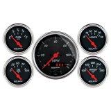 Autometer Designer Black Dash Kit 5pc MPH / Fuel / Oil / WTMP / Volt thumbnail 3