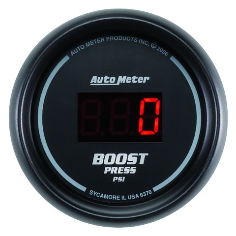 Autometer SportComp 52mm Digital 0-60 PSI Boost Gauge thumbnail 3