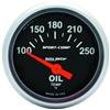 Autometer Sport-Comp 52mm SSE 100-250F Oil Temperature Gauge thumbnail 6