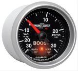 Autometer Sport-Comp II 52mm 30 IN HG / 30 PSI Electronic Boost/Vacuum Gauge thumbnail 3