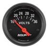 Autometer Z-Series 2-1/16in 16-36 Volts Electric Voltmeter Gauge thumbnail 6