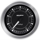 Autometer Chrono 3-3/8in 10k RPM In Dash Tachometer Gauge thumbnail 2