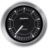 Autometer Chrono 3-3/8in 10k RPM In Dash Tachometer Gauge thumbnail 8