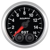 Autometer Elite 52mm 0-1600F EGT Peak & Warn w/ Electronic Control Gauge thumbnail 2