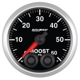 Autometer Elite 52mm 0-60 PSI Boost Peak & Warn w/ Electronic Control Gauge thumbnail 1