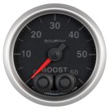 Autometer Elite 52mm 0-60 PSI Boost Peak & Warn w/ Electronic Control Gauge thumbnail 4