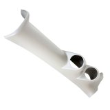 Autometer 00-05 Dodge Neon 2-1/6in A-Pillar Full Dual Gauge Pod - Tan thumbnail 4