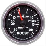 Autometer Sport-Comp II VAC/Boost 2 5/8in 30 IN HG-20PSI Mechanical Gauge thumbnail 1