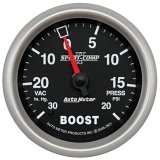 Autometer Sport-Comp II VAC/Boost 2 5/8in 30 IN HG-20PSI Mechanical Gauge thumbnail 3