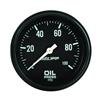 Autometer AutoGage 2-5/8in Mechanical Black 0-100 PSI Oil Pressure Gauge thumbnail 6