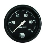 Autometer AutoGage 2-5/8in Mechanical Black 0-100 PSI Oil Pressure Gauge thumbnail 8