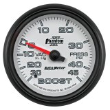Autometer Phantom II 2-5/8in 30INHG-45PSI Phantom Mechanical Boost/Vacuum Gauge thumbnail 7