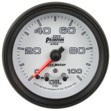 Autometer Phantom II 2-5/8in 100 PSI Stepper Motor Oil Pressure Gauge thumbnail 2