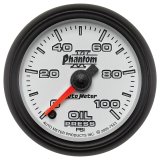 Autometer Phantom II 2-5/8in 100 PSI Stepper Motor Oil Pressure Gauge thumbnail 3