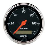 Autometer Designer Black 3-1/8in Electronic Programmable 120MPH Speedometer thumbnail 5