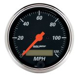 Autometer Designer Black 3-1/8in Electronic Programmable 120MPH Speedometer thumbnail 9