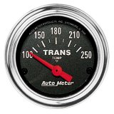 Autometer Traditional Chrome 2-1/16in 100-250 Degree F Electric Transmission Temperature Gauge thumbnail 2