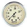 Autometer 2-1/16 inch Mechanical Antique Beige Water Temp Gauge 120-240 Deg F thumbnail 7
