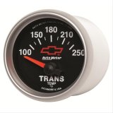 Autometer GM Bowtie Black 2-1/16in 100-250 Degree F Electronic Transmission Temperature Gauge thumbnail 3
