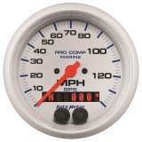 Autometer Gauge GPS Speedometer 3-3/8in 140 MPH Marine White Gauge thumbnail 8