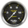 Autometer Marine Carbon Fiber 2-1/16in 15 PSI Digital Stepper Motor Fuel Pressure Gauge thumbnail 5