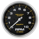 Autometer Marine Carbon Fiber 5in 10K RPM In-Dash Tachometer Gauge thumbnail 7