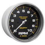 Autometer Marine Carbon Fiber 5in 10K RPM In-Dash Tachometer Gauge thumbnail 8