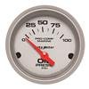 Autometer Marine Silver Ultra-Lite 2-1/16in 100PSI Electric Oil Pressure Gauge thumbnail 6
