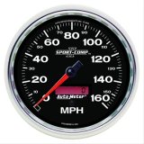 Autometer Sport-Comp II 5 inch 0-160MPH Electronic Programmable Speedometer thumbnail 1