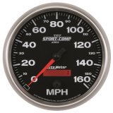 Autometer Sport-Comp II 5 inch 0-160MPH Electronic Programmable Speedometer thumbnail 2