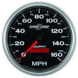 Autometer Sport-Comp II 5 inch 0-160MPH Electronic Programmable Speedometer thumbnail 4