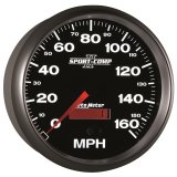 Autometer Sport-Comp II 5 inch 0-160MPH Electronic Programmable Speedometer thumbnail 5