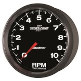 Autometer Sport-Comp II 5 inch 0-10000 RPM In Dash Tachometer thumbnail 5