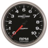 Autometer Sport-Comp II 5 inch 0-10000 RPM In Dash Tachometer thumbnail 9