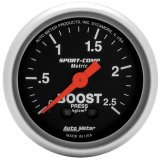 Autometer Sport-Comp 52mm METRIC 0-2.5kg/Cm2 Mechanical Gauge thumbnail 2