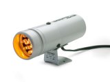 Autometer 12 Amber LED Super-Lite Shift Light Silver thumbnail 8